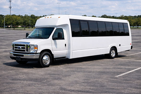 35-passenger mini-coach available for charter in Dallas, TX